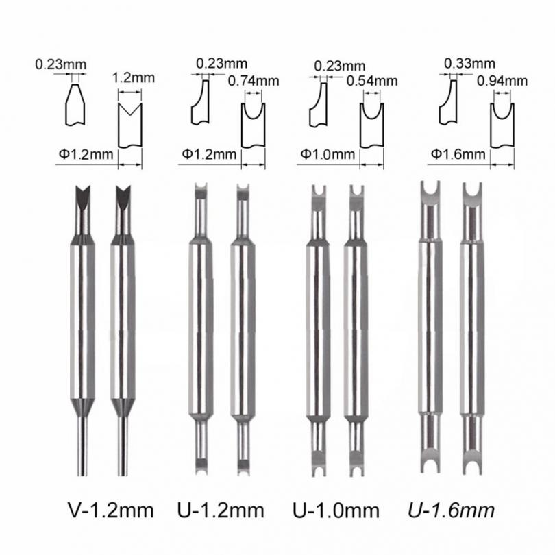 V-shaped Steel Watch Repair Tool, Practical Spring Bar Link Pins Remover for Watch Strap Disassembly and Replacement Work