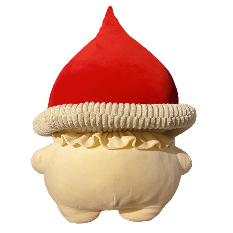 Schönes rotes Pilz-Stofftier Cartoon-Pilz-Quetschies Puppen Kawaii Kissen für Kinder Mädchen Kindergeschenke Heimdekoration 45cm