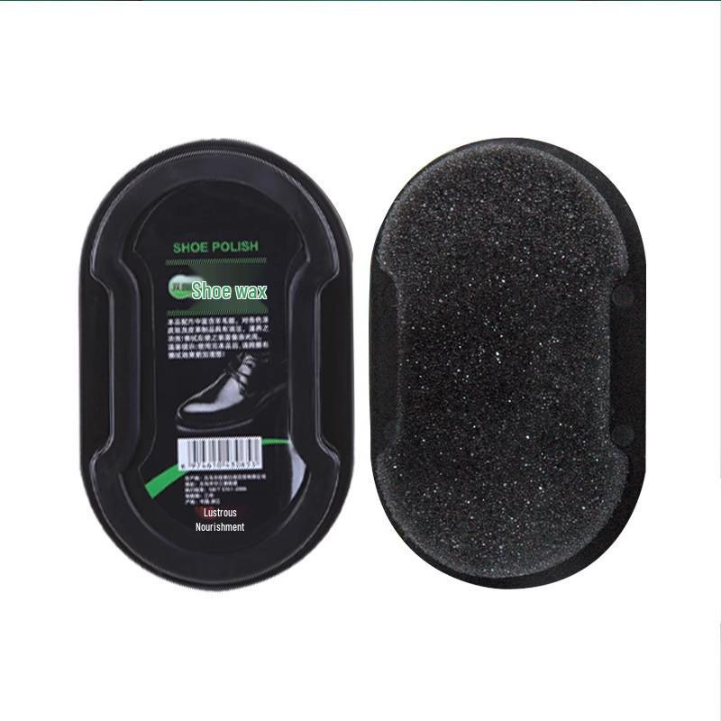 Portable Double-Sided Sponge Shoe Polish: Clear Shine & Maintenance for Leather Shoes