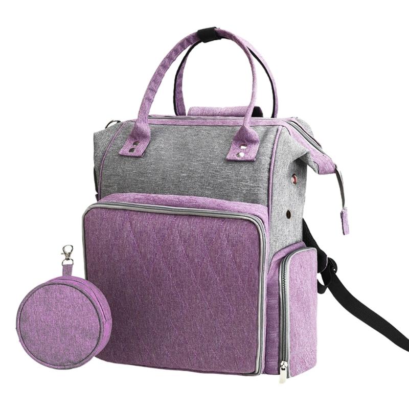 Сумка для вязания большой вместимости рюкзак для хранения крючков для вязания рюкзак для хранения пряжи сумка для рукоделия сумка для вязания принадлежности для вязания фиолетовый 3530₽