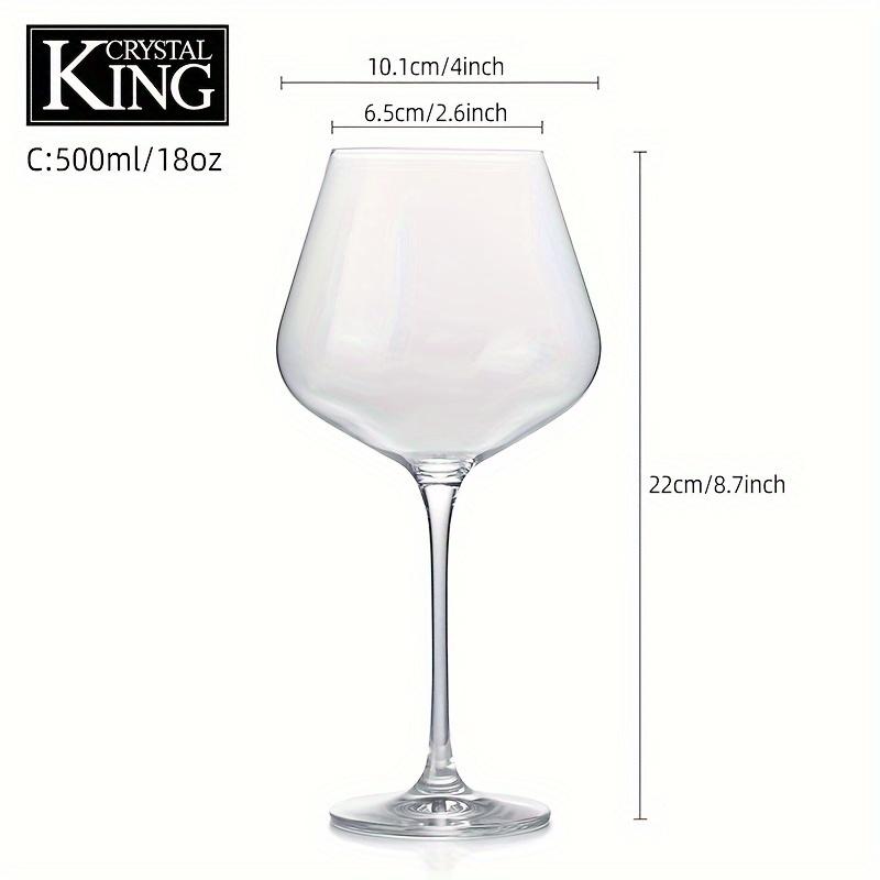 2pcs Lead-free Crystal Red Wine Glass Creative Clear Red Wine Glass Exquisite Athenian Red Wine Glass Stylish Classic Wine Glass Suitable For Home Par