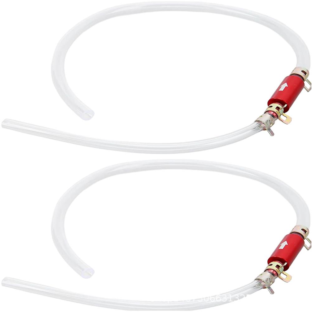 Motorcycle Brake Bleeder Hose Kit with One Way Check Valve 6mm Tube for Efficient Brake Maintenance and Air Prevention