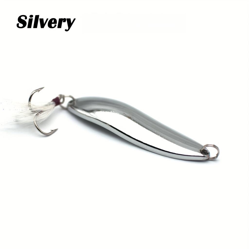 10pcs Metal Spoons Fishing Lures 5g-20g Jig Spoon Winter Spinners For Deep Water Octopus Jigging Hard Ice Bait Bass Treble Hook 260319