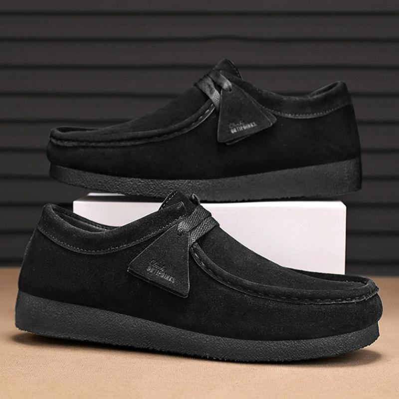 Mode Herren Freizeitschuhe Wildleder Slipper Luxus Slip-on Flache Sneaker Weiche Sohle Fahrschuhe Plateau Business Herrenschuhe