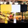 1 Peça Etiqueta de Preço de Frutas Display de Mercadoria Suporte de Placa Resistente ao Desgaste Clipe Publicidade de Alimentos PVC Quadro Branco Impermeável Clipe
