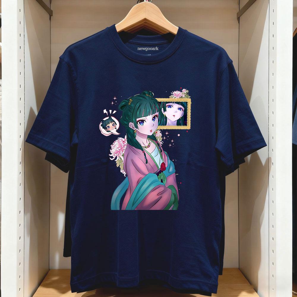 

The Apothecary Diaries Maomao TShirt Harajuku Anime Women Unisex Vintage Printed Tshirt Cotton Oneck Adult Tops Tee S