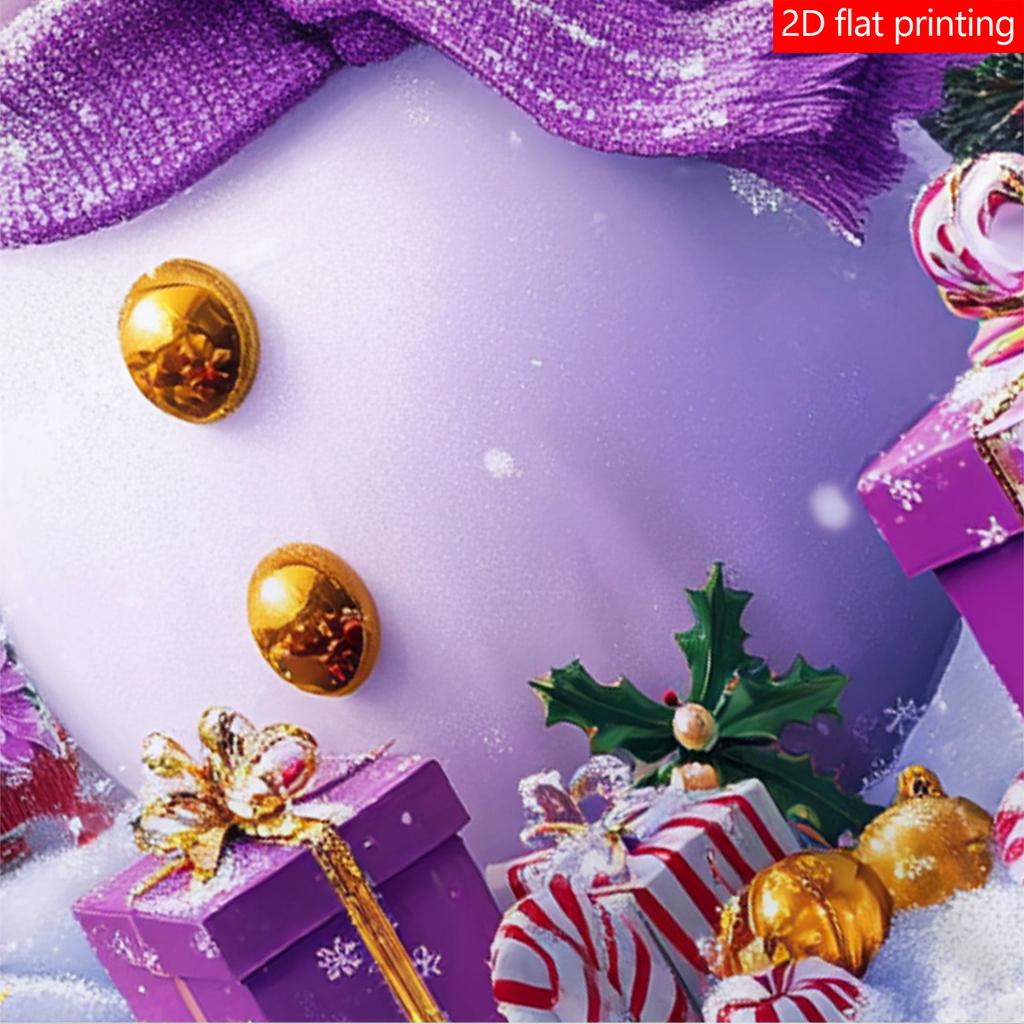 3PCS Christmas Snowman Cute Quilt Cover Set, high-definition printed bedding set, 1pc quilt cover +2pc pillowcase without pillow