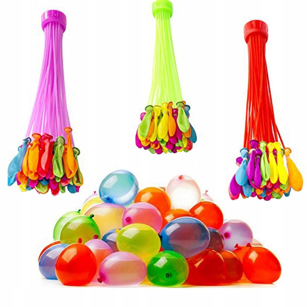 Balony Na Wodę 111Szt Zestaw Szybkiego Napełniania Do Węża Wielokolorowe