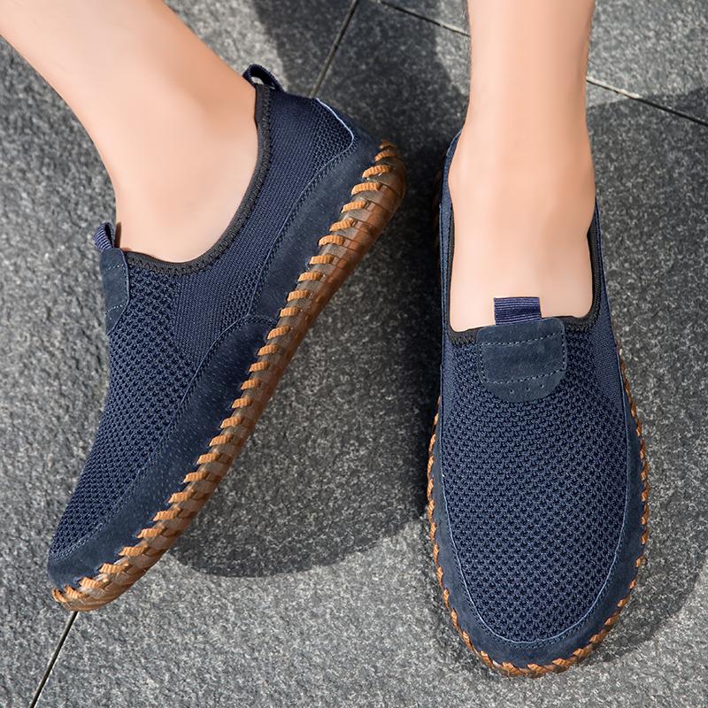Fashion 2025 New Mesh Loafers Male Comfortable Driving Footwear Luxury Brand Outdoor Shoes Trainers Flats Breathable Men's Casual Shoes