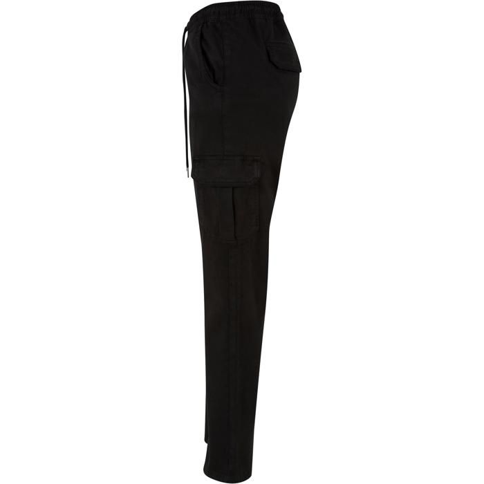 Pantalon Cargo - Urban Classics - Twill - Taille Haute - Noir - Confortable Et Tendance