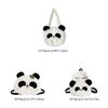 Animal Students School Bag Plush Cartoon Messaage Bag Adjustable Panda Backpack  Travel
