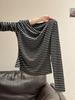 Spring Autumn Sloping Shoulders Solid Bottomed Sweater Women Long Sleeve Casual All-match Pullover KnittingTop