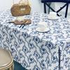 Cotton And Linen Dining Table Cloth Pastoral Small Fresh Printed Tablecloth Household Coffee Table Dust Cloth Cover Towel Tablecloth