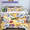 3pcs Kuroko's Basketball Design Cover Set - HD Printed Bedding with 1 Cover and 2 Pillowcases - Perfect for Home and Dorm Decor