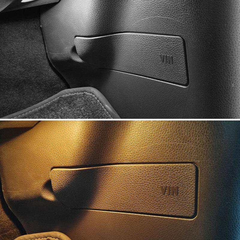 For Mercedes W166 W292 Car Vehicle Identification Code Cover VIN Number Plastic Cover For Benz ML GL GLE GLS Class1666870282