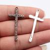 Large Crosses Detailed Religious Charm Antique Bronze Zinc Alloy Jewelry Making Supplies Necklace Making DIY Charms