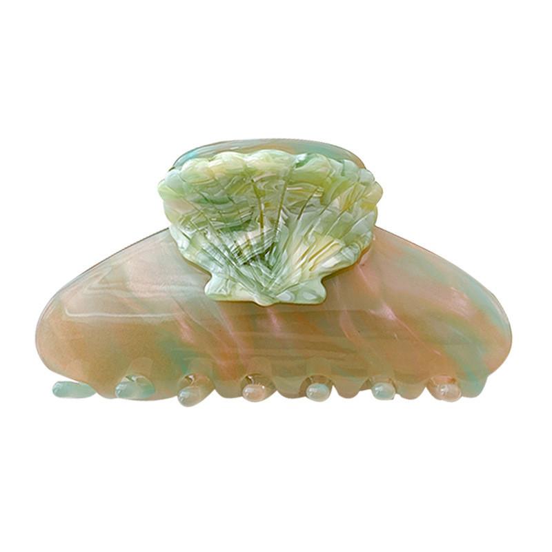 Premium Acetate Vintage Hair Claw Clip With Beautiful Gradient Color Patterns