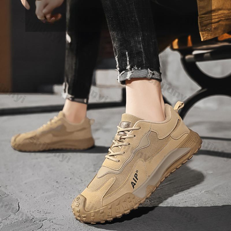 Fashion Men Platform Sneakers 2025 Spring New Fashion Breathable Vulcanized Shoes Men Sports Leisure Running Shoes Sapatos Masculinos