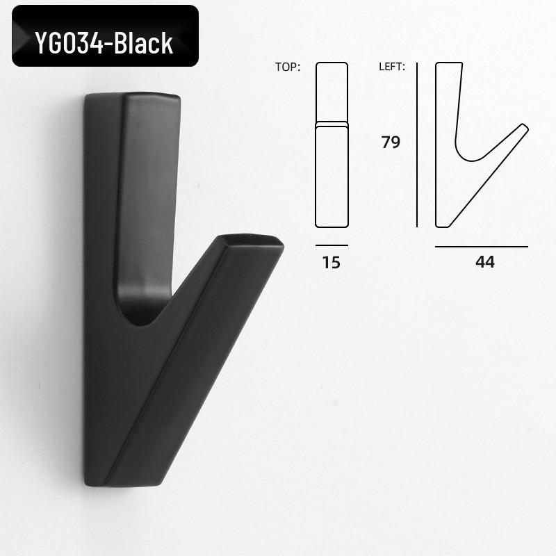 Nordic Aluminum Alloy Coat Hook for Bedroom and Entrance Hall