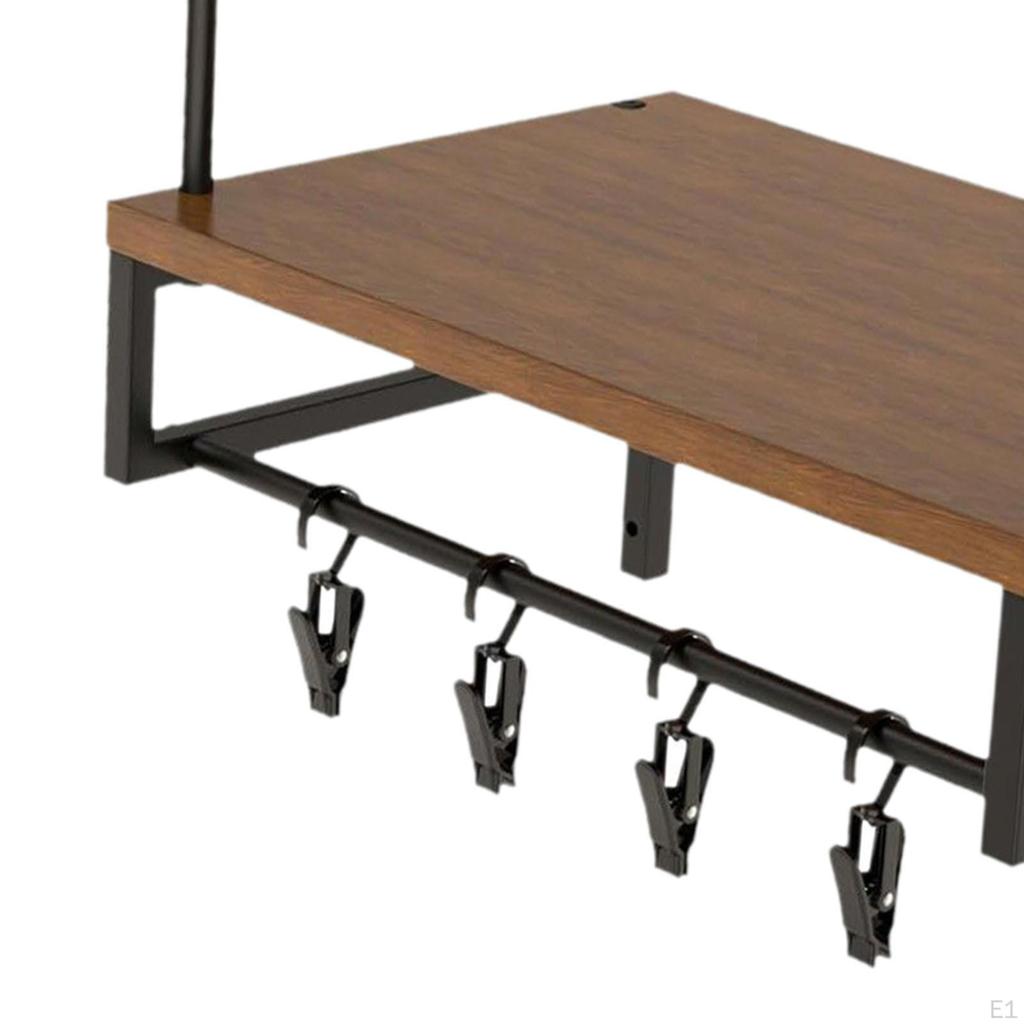 Wooden Helmet Storage Rack Hat Easy To Install Multi-use Motorcycle Gear Organizer