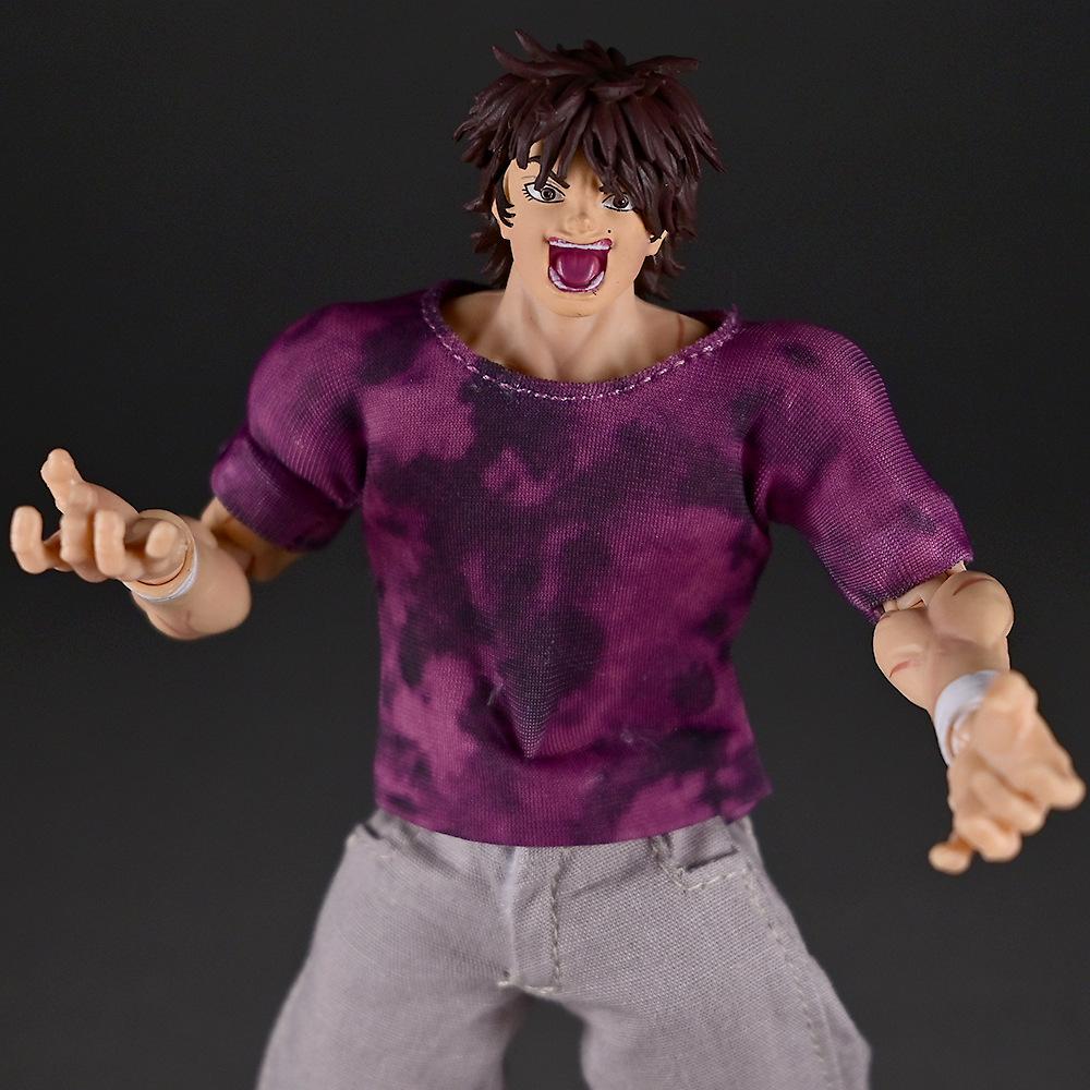 Hanma Baki 1/12 Comic Ghost Back Edition Grappler Baki Figure Movable Doll Model Super Accessories Are Extremely Playable