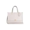 Dempsey 29 Solid Pebble Leather Tote Bag Women Tote White CO976-IMCHK