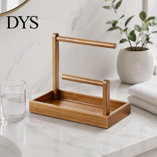 Space Saving Organizer Wooden Headband Holder Organizer, Large Capacity Storage Box, Dormitory Desk Multi Purpose Container, for Hair Accessories And