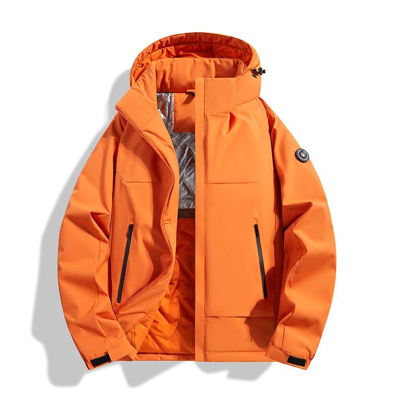 

Теплая куртка для пары на осень и зиму, водонепроницаемая, дышащая, ветрозащитная, альпинистская, мужская и женская одинаковая куртка, хлопковая куртка 6XL