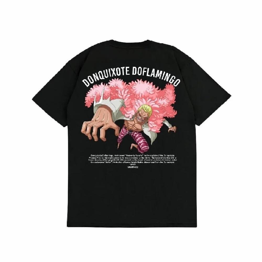 

Anime Characters Printed American Short Sleeve T-Shirt Couple s Half Sleeve Tops Men s and Women s Street XXXXXL чорний