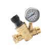 Lead Free Brass Camping Motorhomes Water Pressure Control Valves Featuring Adjustable Handle & Double Filtration System