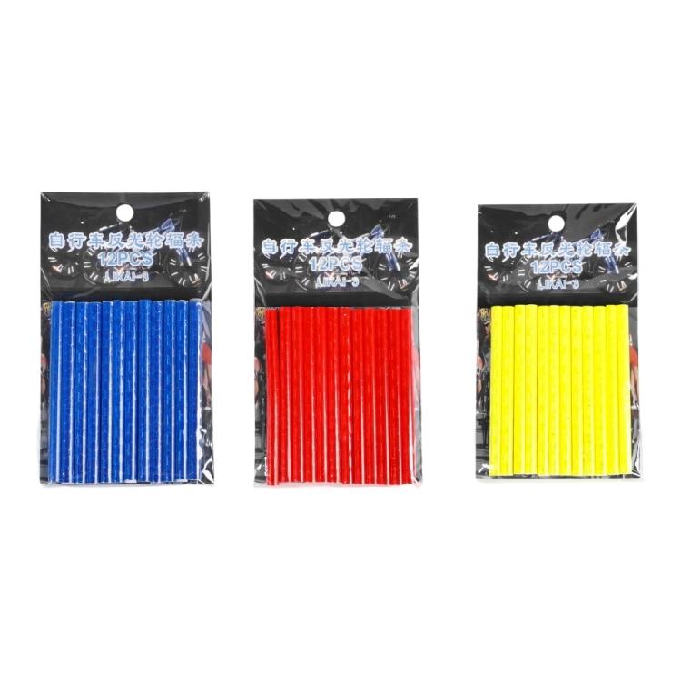 36Pcs Outdoor Cycling Reflectors Tube Bikes Wheel Spoke Reflectors Waterproofs Warning Spoke Cover Easy to Install