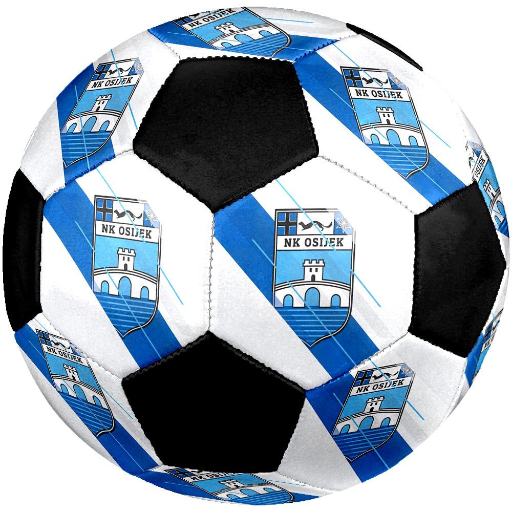 SIZE 5 NK Osijek Soccer Ball Colorful All Ages Machine Stitched PVC Competition Ready Durable High-Bounce