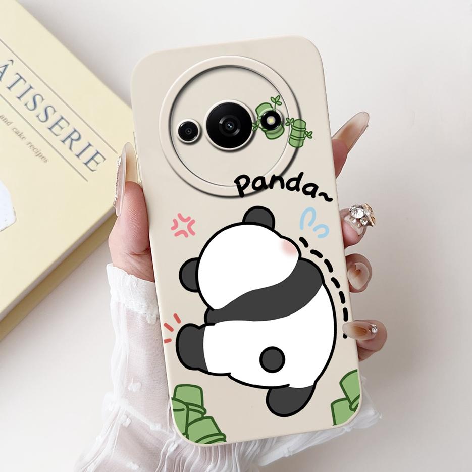 For Xiaomi Redmi A3 Case PocoC61 Cute Funny Cartoon Cover Shockproof Phone Case For Xiaomi Poco C61 C 61 RedmiA3 Soft TPU Fundas