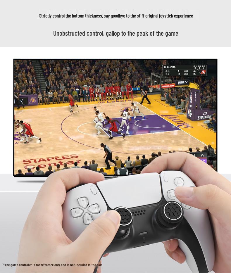 Silicone Joystick Caps for PS4/PS5/Xbox Controllers – 3-Piece Set