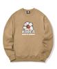 TRIPSHION Mugunghwa Logo Crew Neck - Beige