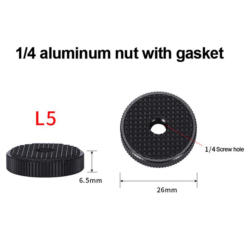 Camera Screw 1/4 3/8 5/8 Inch Nut Photography Accessories  Shoe Seat Lock Knob Flash Stand Mount Adapter For Dslr Tripod Selfie Stick
