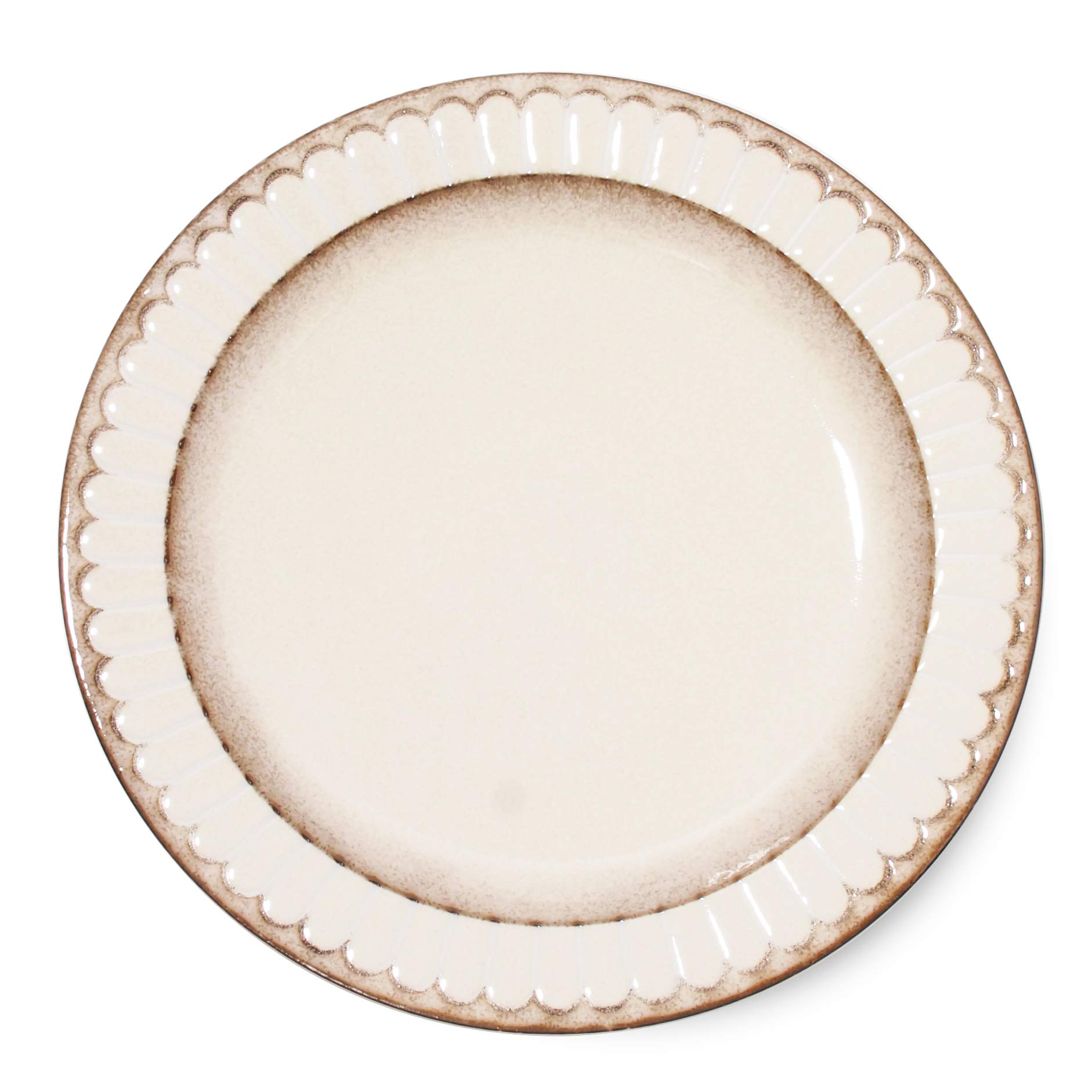 

Керамика Минору (Минорутоуки) Средняя тарелка, Хризантема горшечная, Диаметр 19,7 см, Тарелка для торта