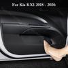 Für Kia KX1 2018-2026 Auto Türschutz Aufkleber Schmutzabweisende Matte Karbonfaser Muster Kratzfeste Folie Innenzubehör