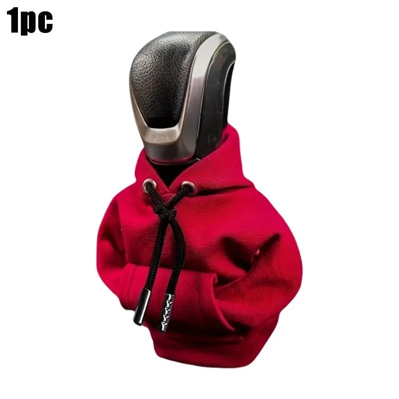Felpa con Cappuccio Universale Copertura Leva Cambio Auto Felpa Leva Cambio Copertura Pomello Cambio Decorazioni Auto