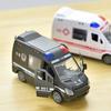 Zinc Zinc Alloy Inertial Car Toy 1/32 Ambulance Vehicle Toys Fire Truck Car Model  Gift for Boy