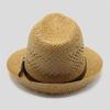 Hand-Woven Straw Hat, Crimped Papyrus Top Hat, Jazz Hat, Sun Protection And Sunshade Straw Hat Jz-023