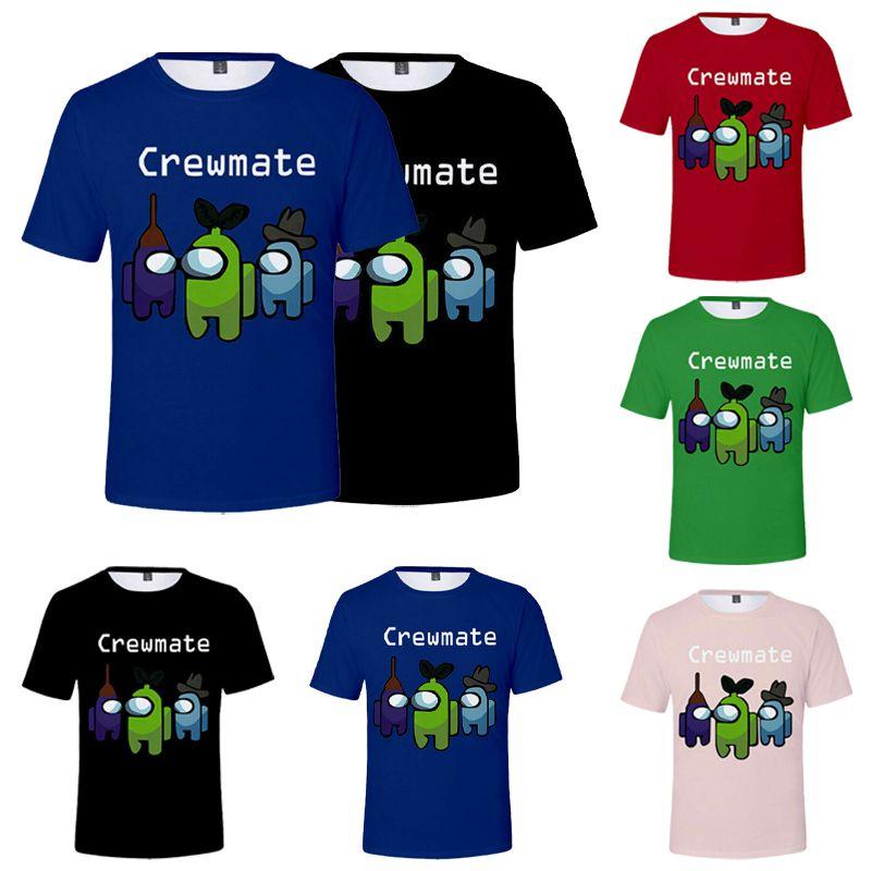 Imposter-Spiel-T-Shirt Crewmate Herren Damen Erwachsene Kurzarm-T-Shirt