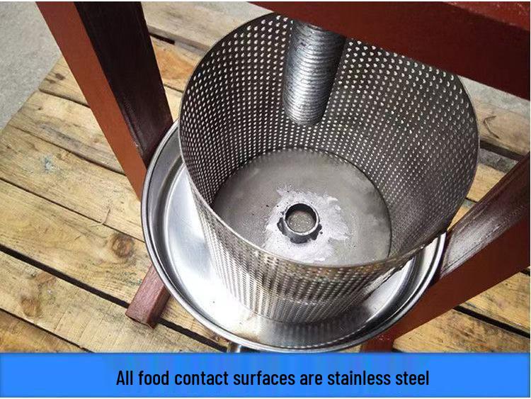 Ręczna prasa do oleju ze stali nierdzewnej do użytku domowego - Darmowa wysyłka