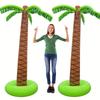 1 Pezzo 176Cm/69.29Pollici Gigante Gonfiabile Palma Albero Tropicale Esterno PVC Decorazione Albero Per Estate Spiaggia Piscina Feste Accessori