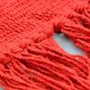 Tapis en coton rouge 120x170