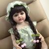 BZDOLL 55cm Soft Vinyl Full Body Reborn Baby 22inch Girl Newborn Classic Dress Up Lovely Birthday Gift Bath Toy Long Hair Princess Doll