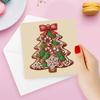 6Pcs/Set Diamond Painting Greeting Cards Christmas Cards 5D Diamond Embroidery Diamond Mosaic Set DIY Holiday Christmas Gifts