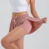 Frauen Athletische Sport Fitness Yoga Shorts Laufen Niedliche Flowy 2 In 1 Tennis Beach Volleyball Baseball Kurze Culottes