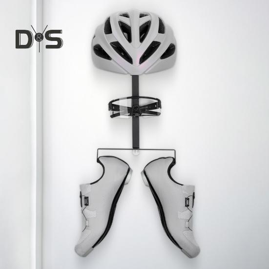 Wandhalterung für Motorradhelme, robuster Stahl, für Motorrad, Fahrrad, Sporthelm, Schutzbrille, Schuhe, Pumpe, Fahrradausrüstung, Display-Rack, Kleiderbügel