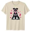 My Heart Belongs To My Unisexs TShirt Schnauzer Dog Valentines Day Gift For Her
